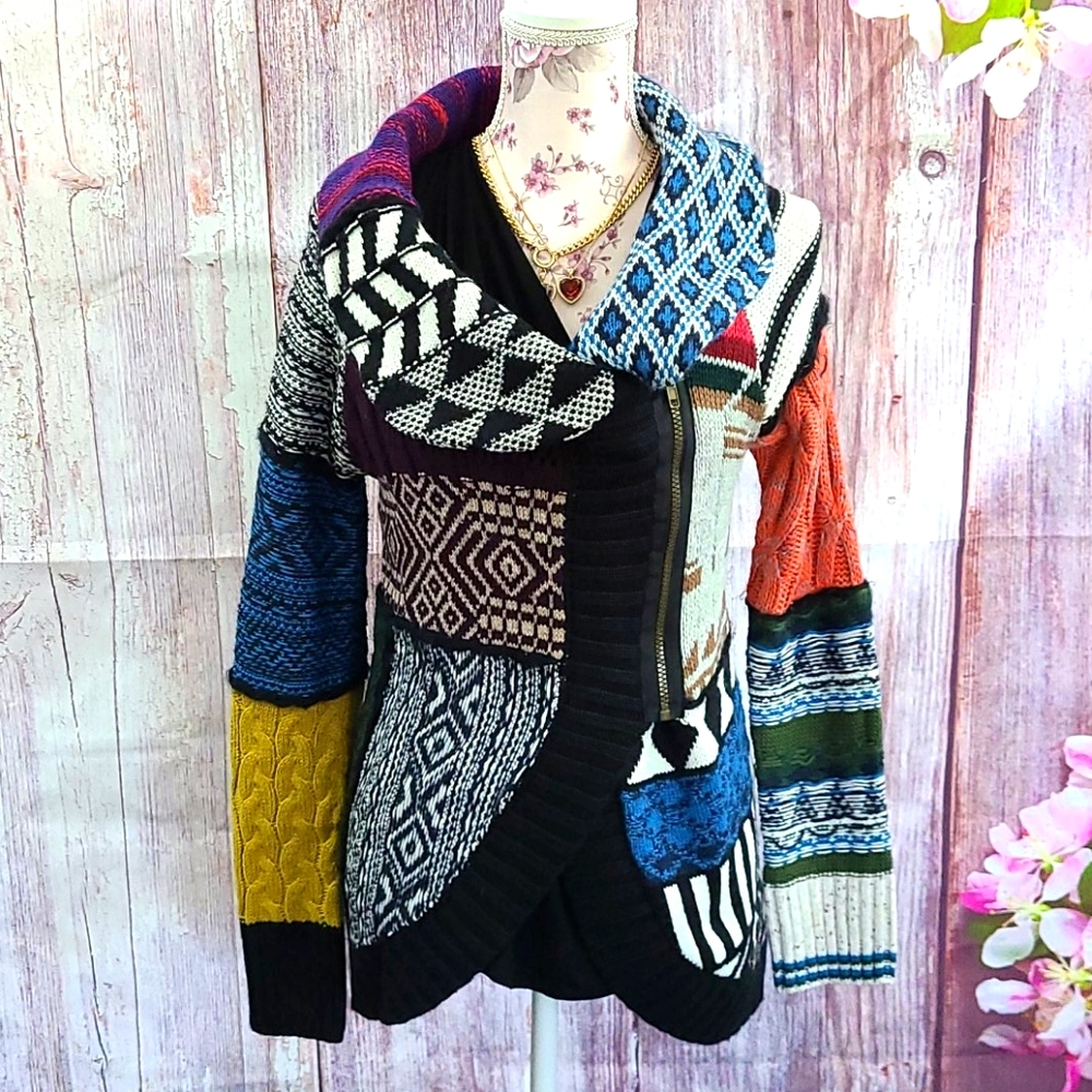 Desigual Funky Knitted Sweater